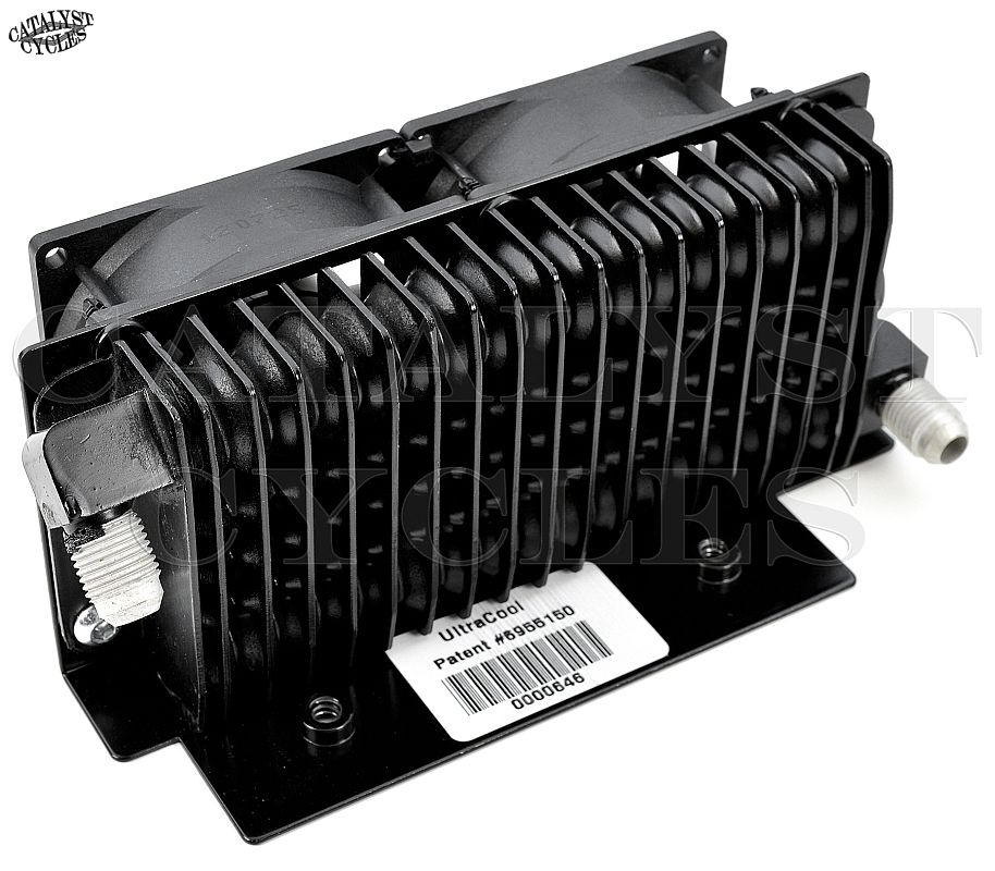 CHROME ULTRACOOL OIL COOLING SYSTEM THE REEFER OIL COOLER HARLEY